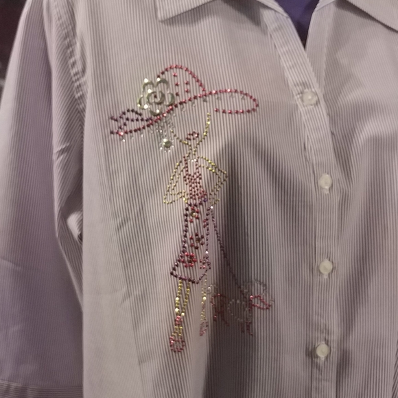 Casual Kiss 2 piece blouse and top - Picture 2 of 9